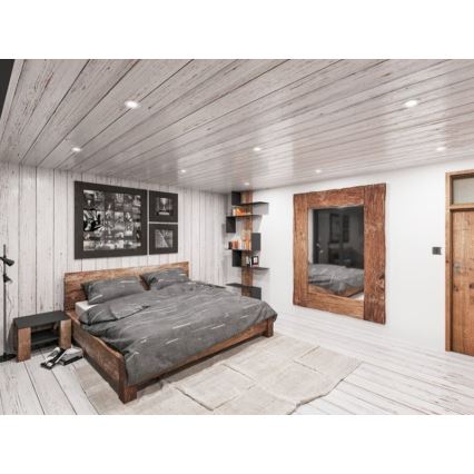 Lámpara empotrable LED LED/6W/230V 4000K diá. 8,5 cm blanco