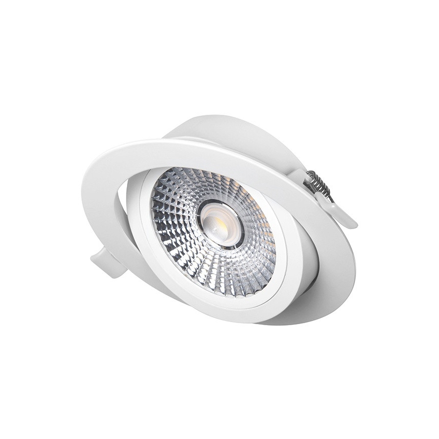 Lámpara empotrable LED LED/6W/230V 4000K diá. 8,5 cm blanco