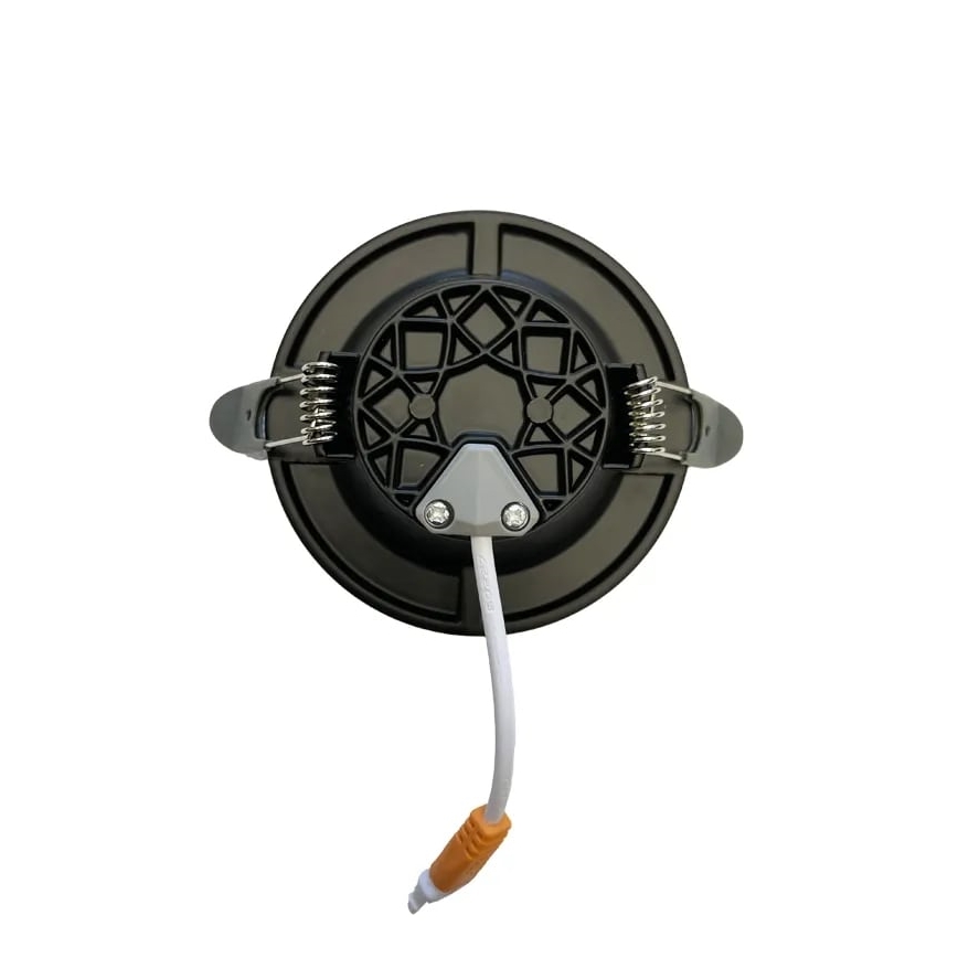 Lámpara empotrable LED LED/7,5W/230V 4000K negro/dorado