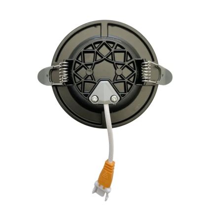 Lámpara empotrable LED LED/7,5W/230V 4000K negro/plata