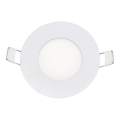 Lámpara empotrable LED QTEC LED/3W/230V 4200K diá. 8,3 cm