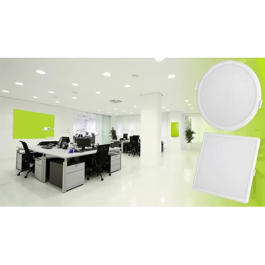 Lámpara empotrable LED regulable ALGINE LED/22W/230V Wi-Fi Tuya cuadrado