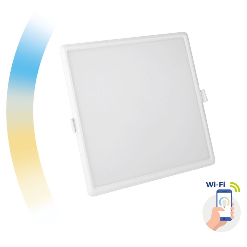 Lámpara empotrable LED regulable ALGINE LED/22W/230V Wi-Fi Tuya cuadrado