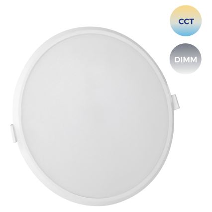 Lámpara empotrable LED regulable ALGINE LED/22W/230V Wi-Fi Tuya redondo