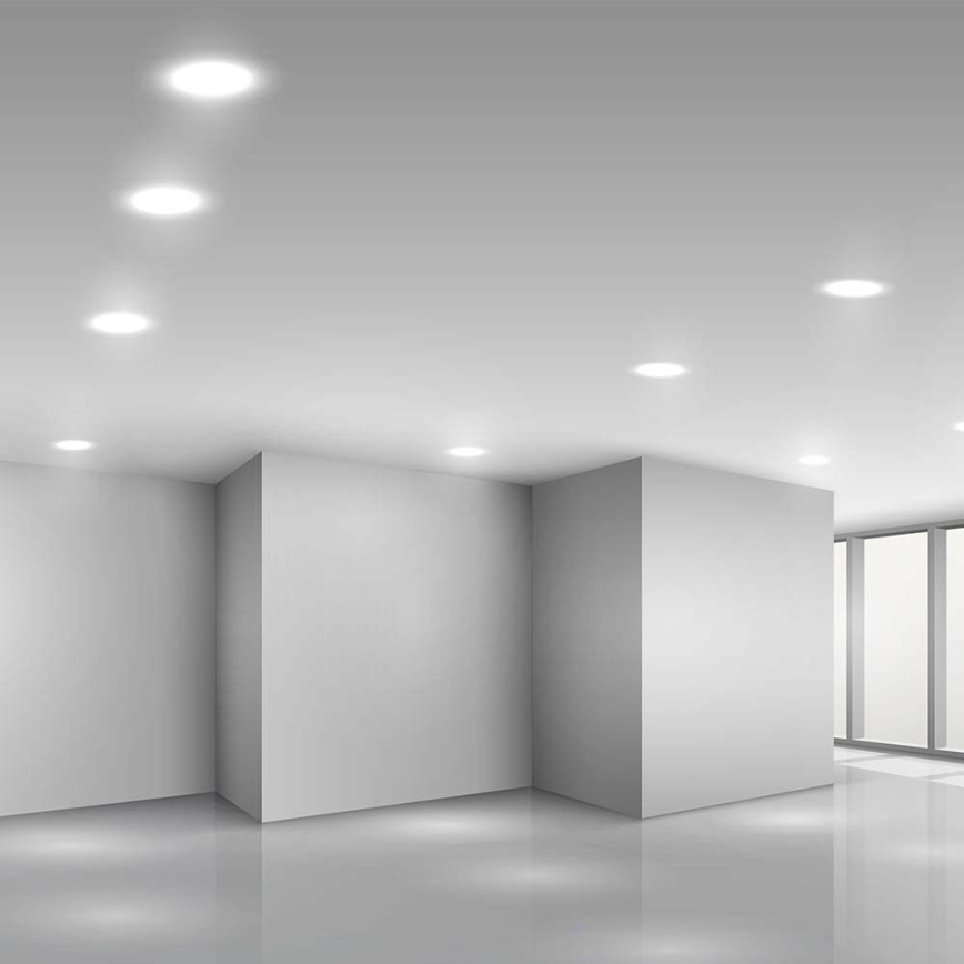 Lámpara empotrable LED SAMSUNG CHIP LED/18W/230V 6500K diá. 22 cm blanco