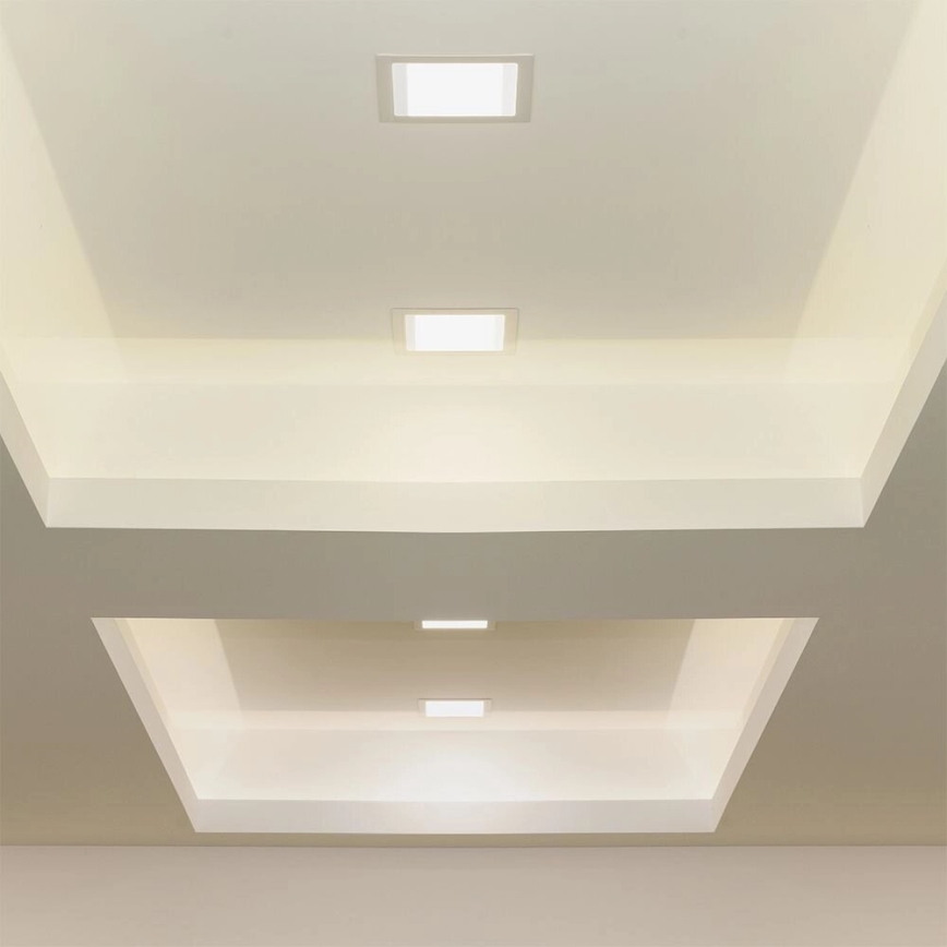 Lámpara empotrable LED SAMSUNG CHIP LED/6W/230V 3000K 12x12 cm blanco