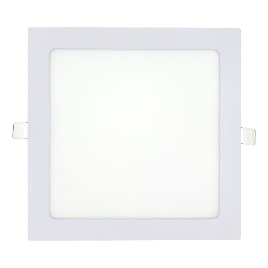 Lámpara empotrable LED SQUARE LED/18W/230V 2700K 22x22 cm blanco