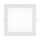 Lámpara empotrable LED SQUARE LED/18W/230V 2700K 22x22 cm blanco
