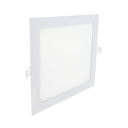 Lámpara empotrable LED SQUARE LED/18W/230V 2700K 22x22 cm blanco