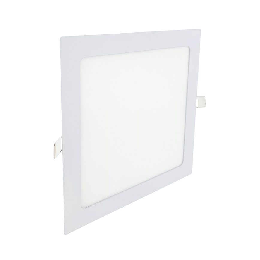 Lámpara empotrable LED SQUARE LED/18W/230V 2700K 22x22 cm blanco