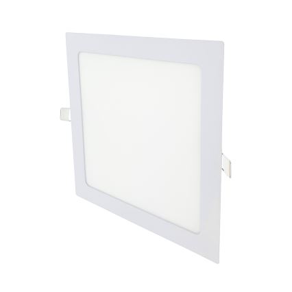 Lámpara empotrable LED SQUARE LED/18W/230V 2700K 22x22 cm blanco