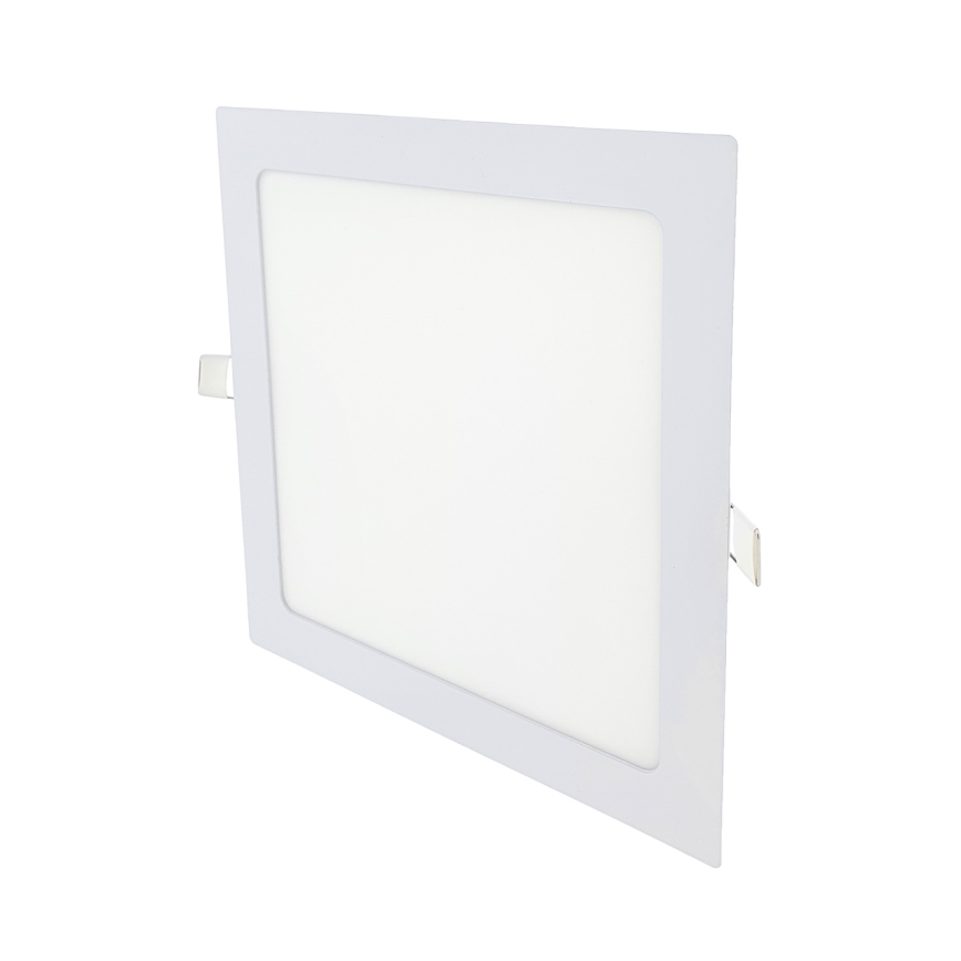 Lámpara empotrable LED SQUARE LED/18W/230V 2700K 22x22 cm blanco