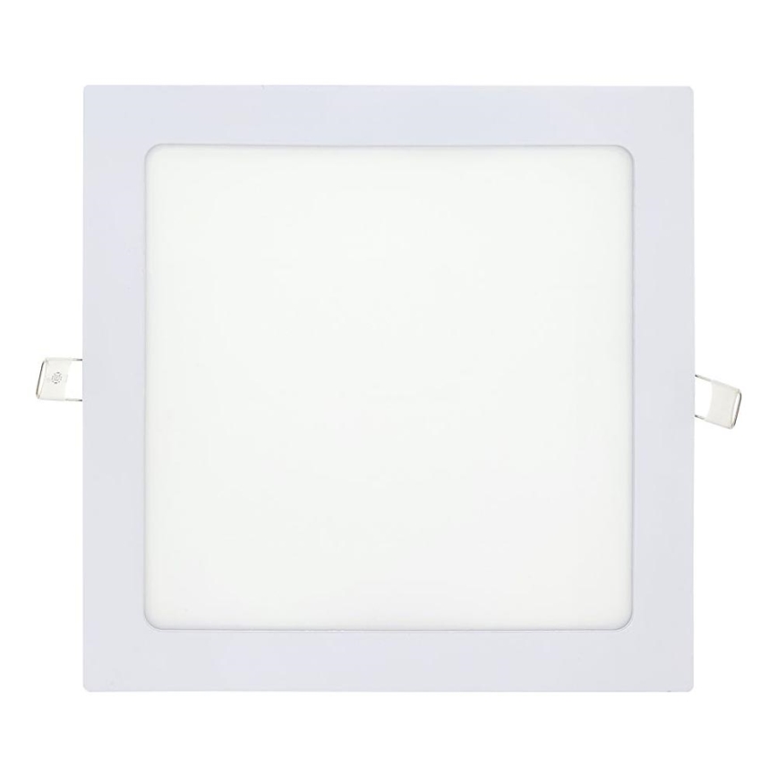 Lámpara empotrable LED SQUARE LED/18W/230V 4200K 22x22 cm blanco