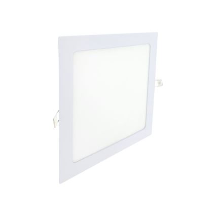 Lámpara empotrable LED SQUARE LED/18W/230V 4200K 22x22 cm blanco