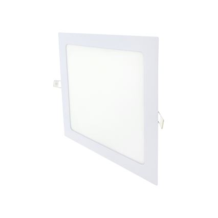 Lámpara empotrable LED SQUARE LED/18W/230V 4200K 22x22 cm blanco