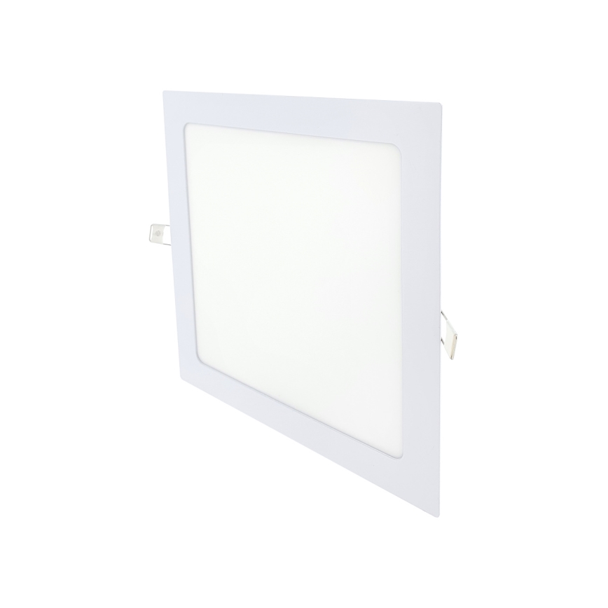 Lámpara empotrable LED SQUARE LED/18W/230V 4200K 22x22 cm blanco