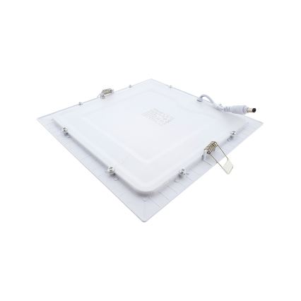 Lámpara empotrable LED SQUARE LED/18W/230V 4200K 22x22 cm blanco