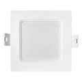 Lámpara empotrable LED SQUARE LED/3W/230V 4000K 9x9 cm blanco