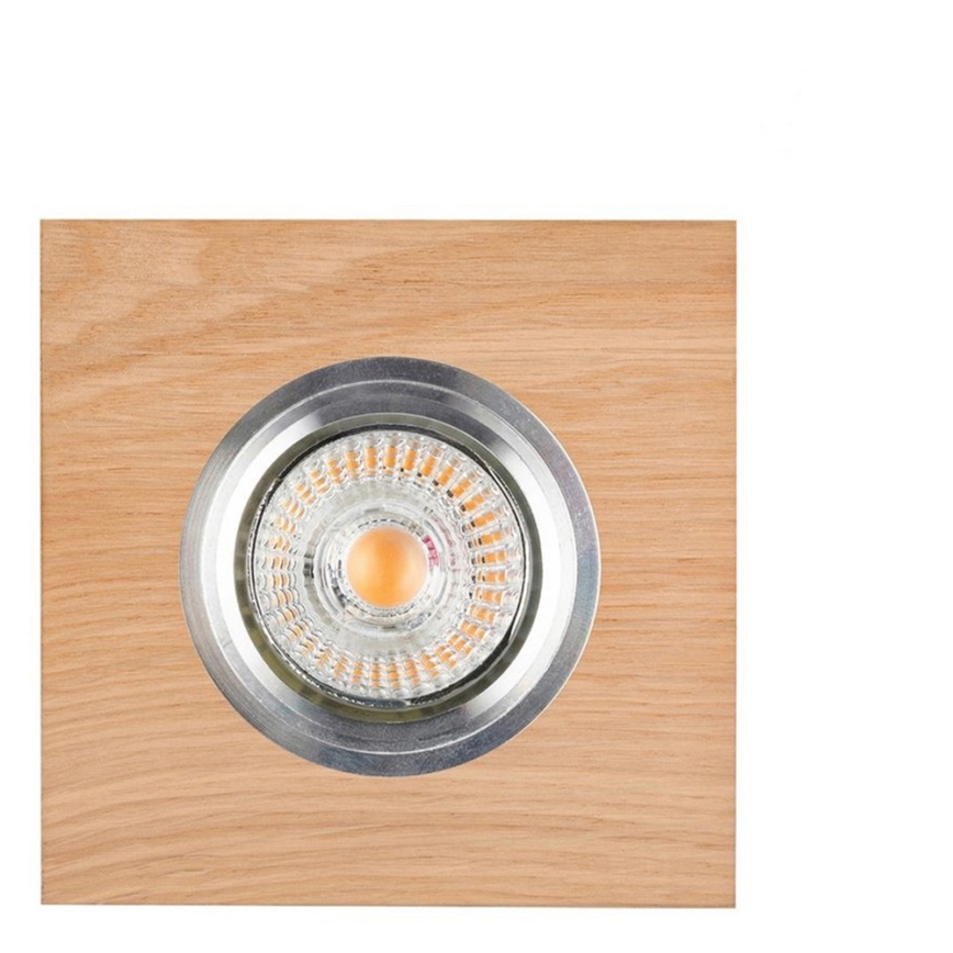 Lámpara empotrable LED VITAR 1xGU10/5W/230V CRI 90 roble
