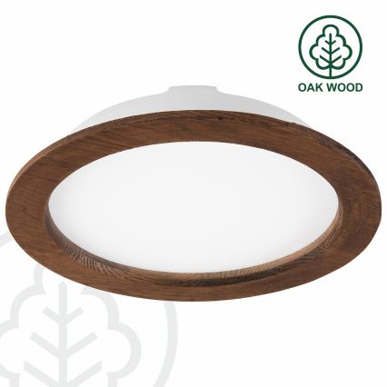Lámpara empotrable LED WOODY SPOT LED/23,5W/230V 4000K cereza ø 23,5 cm