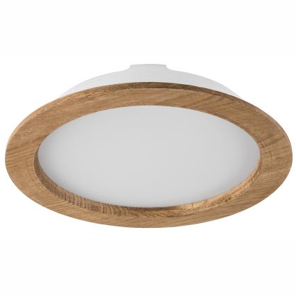 Lámpara empotrable LED WOODY SPOT LED/23,5W/230V 4000K nogal ø 23,5 cm