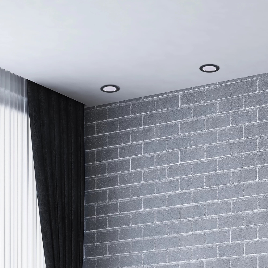 Lámpara empotrable LED ZOE LED/4,8W/230V negro