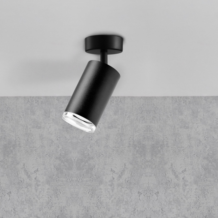 Lámpara empotrada de baño LED RGBW regulable TURYN 1xGU10/6,5W/230V 2700-6500K Wi-Fi IP44 negra