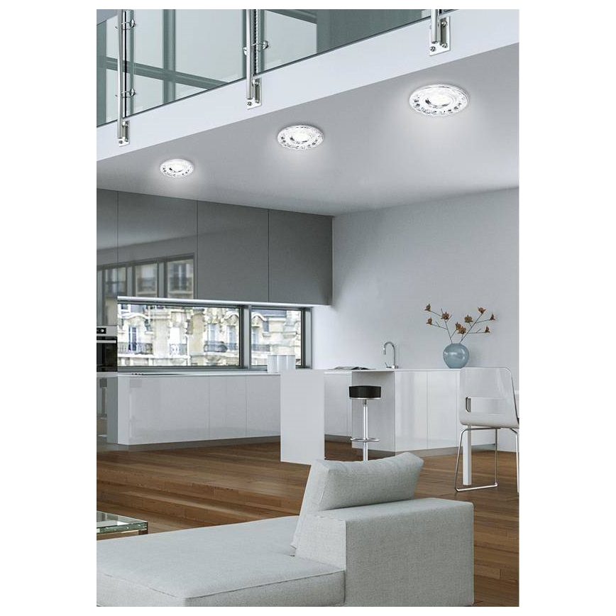 Lámpara empotrada EYE 1xGU10/35W/230V