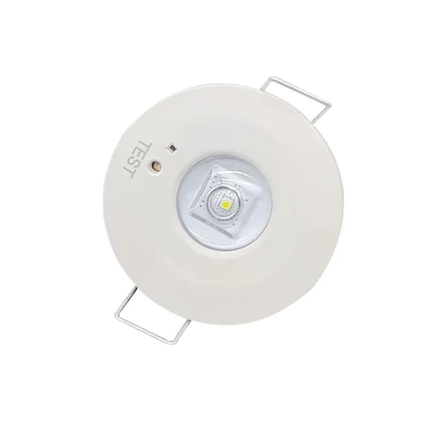 Lámpara empotrada LED de emergencia LED/1,2W/230V 6000K