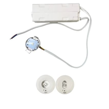 Lámpara empotrada LED de emergencia LED/1,2W/230V 6000K
