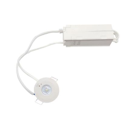Lámpara empotrada LED de emergencia LED/1,2W/230V 6000K