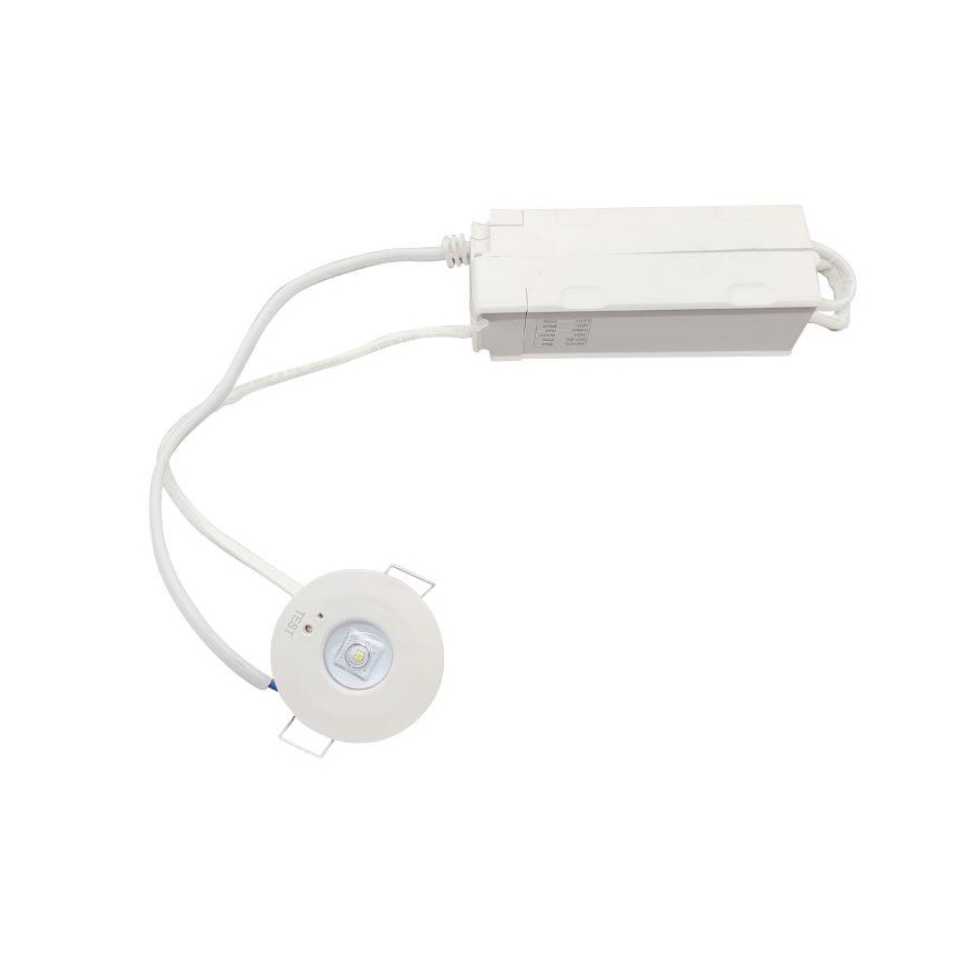 Lámpara empotrada LED de emergencia LED/1,2W/230V 6000K
