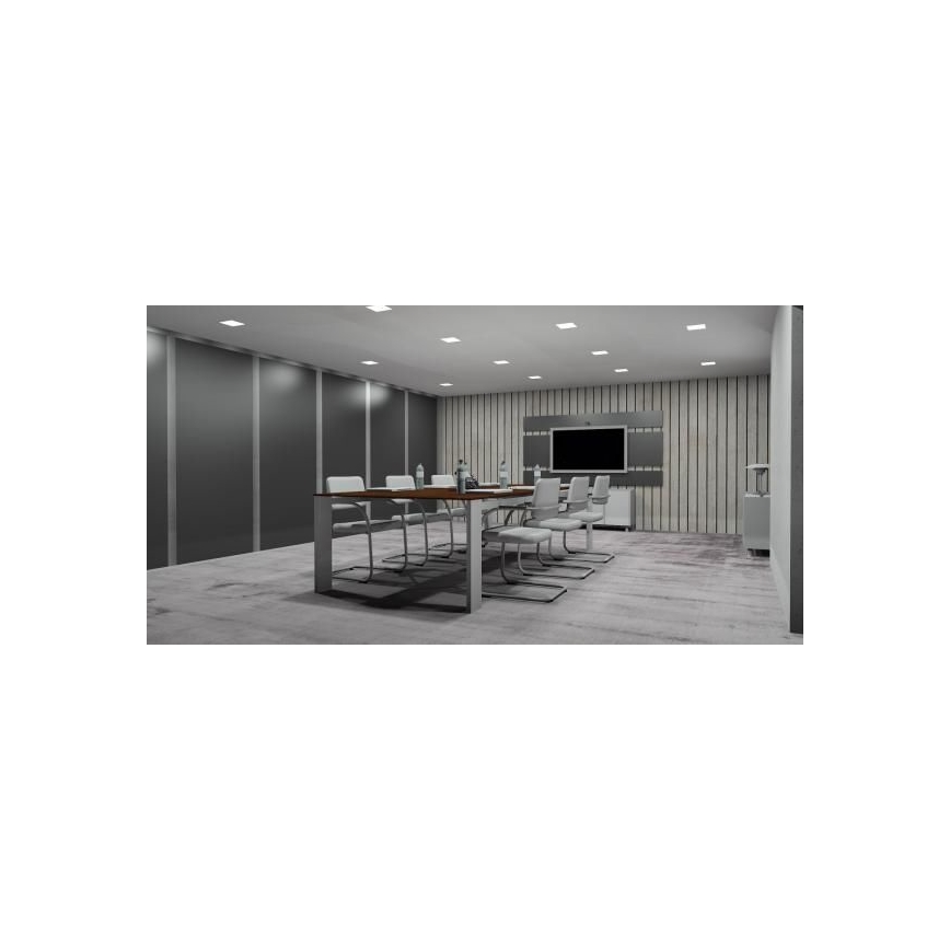 Panel LED empotrado LED/12W