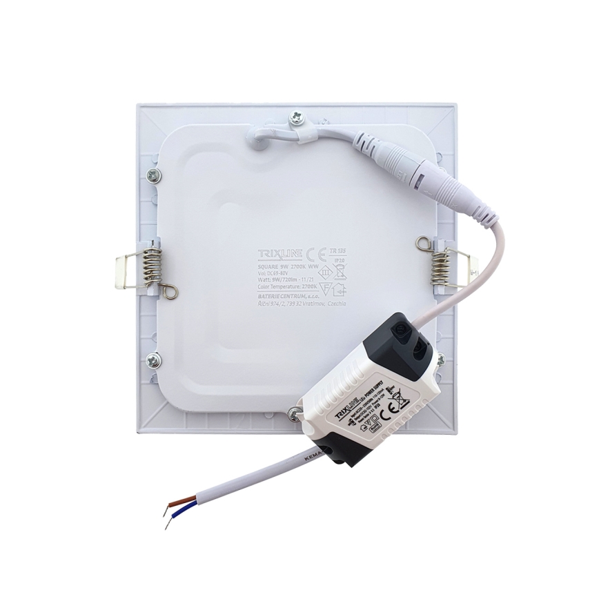 Lámpara empotrada LED SQUARE LED/9W/230V 2700K