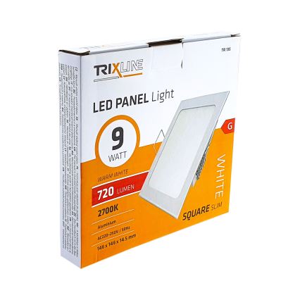 Lámpara empotrada LED SQUARE LED/9W/230V 2700K