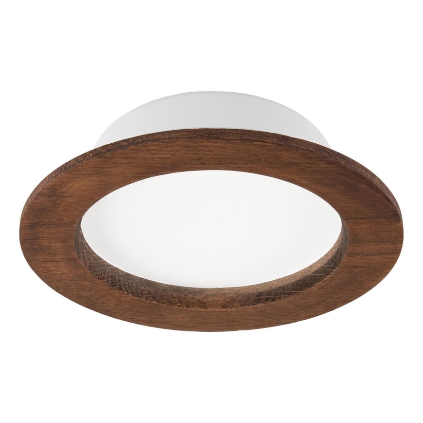 Lámpara empotrada LED WOODY SPOT LED/12,5W/230V 3000K cereza Ø 16 cm