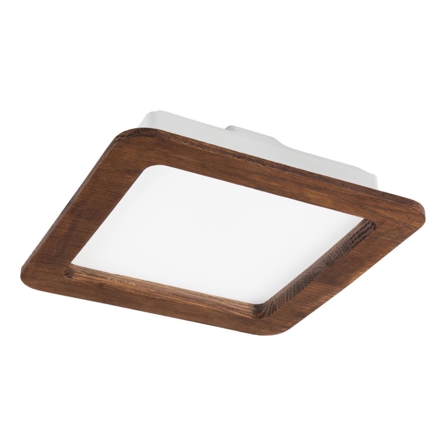 Lámpara empotrada LED WOODY SPOT LED/17W/230V 3000K cereza 18,5x18,5 cm