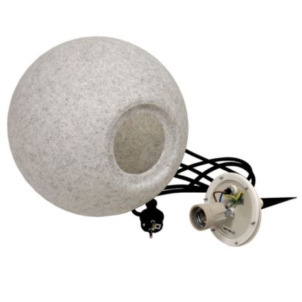 Lámpara exterior 1xE27/60W/230V IP44 Ø 30 cm