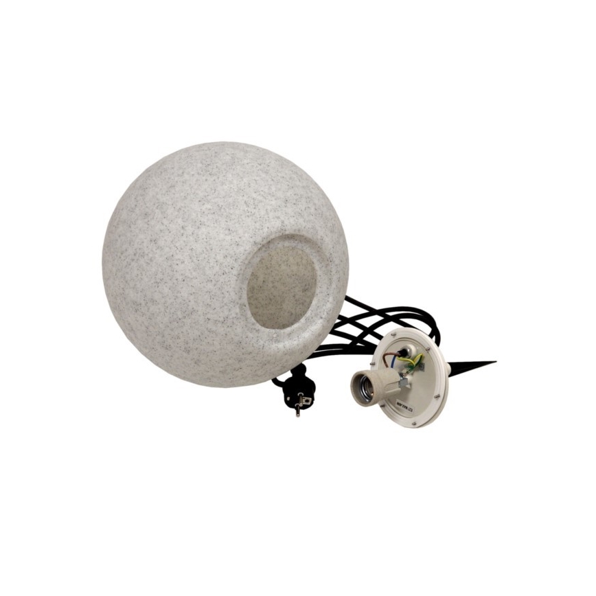 Lámpara exterior 1xE27/60W/230V IP44 Ø 30 cm