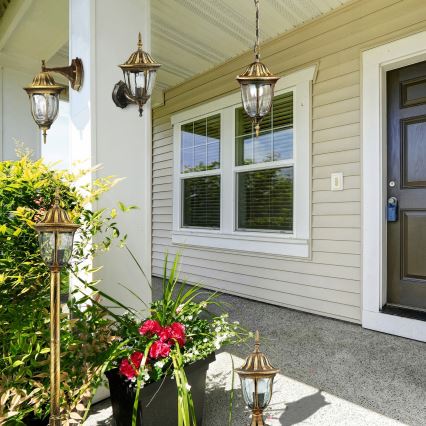 Lámpara exterior de techo LED FLORENCJA 1xE27/10W/230V IP43