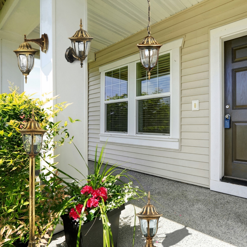 Lámpara exterior de techo LED FLORENCJA 1xE27/10W/230V IP43