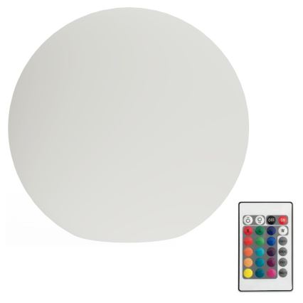 Lámpara LED RGBW regulable para exterior GLOBO 1xE27/9W/230V 2700–6500K Ø 40 cm IP44 Wi‑Fi