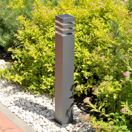Lámpara LED RGBW regulable para exterior TEKSAS 1xE27/12W/230V 2700-6500K Wi-Fi 74 cm IP44 antracita