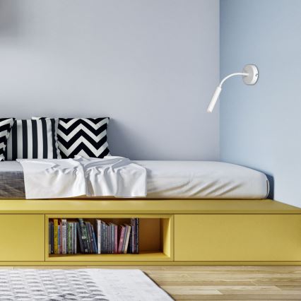 Lámpara flexible ARDEN 1xG9/8W/230V blanca