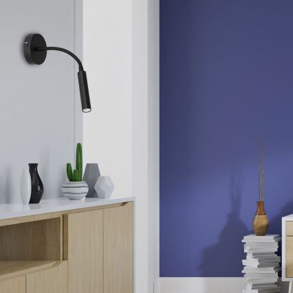 Lámpara flexible ARDEN 1xG9/8W/230V negra