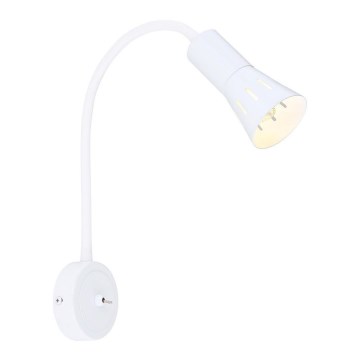 Lámpara flexible ARENA 1xE14/40W/230V blanca
