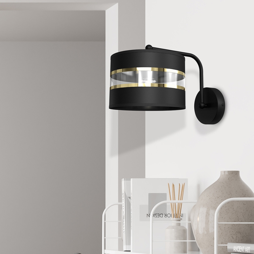 Lámpara flexible ULTIMO 1xE27/60W/230V negra