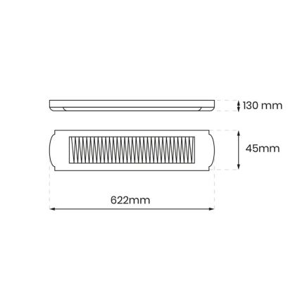 Lámpara fluorescente 2xG13/18W/230V