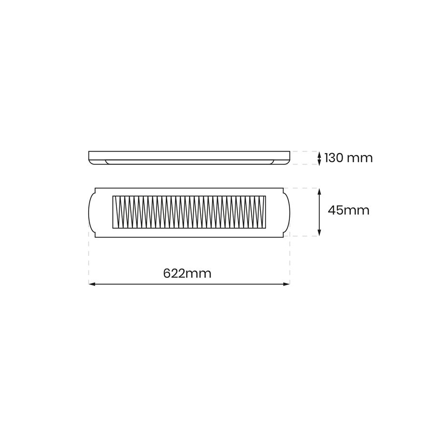 Lámpara fluorescente 2xG13/18W/230V