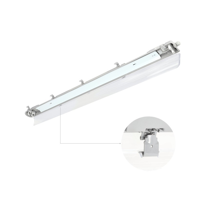 Lámpara fluorescente de alta resistencia HERMIC T8 2xG13/18W/230V IP65